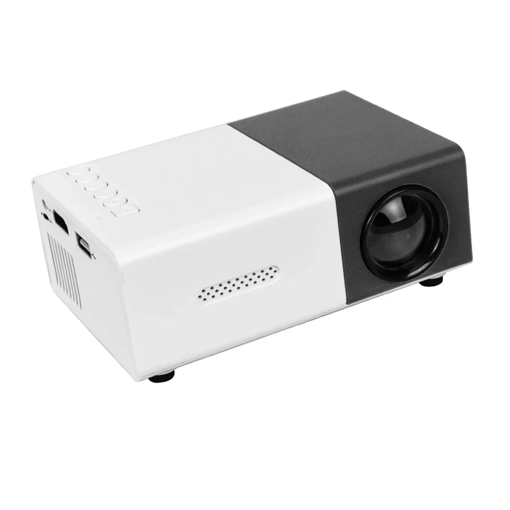 Black and White Mini Projector